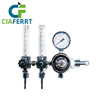 FLUJOMETRO PARA ARGON DOBLE SALIDA