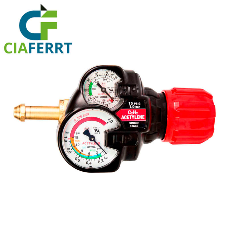 REGULADOR DE ACETILENO VICTOR MODELO ESS42-15-510