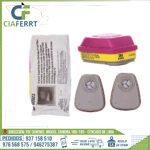 3M 60923 CARTUCHO DUAL PARA VAPORES ORG, GASES ÁCIDOS Y PARTÍCULAS P100