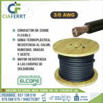CABLE DE SOLDAR 3/0 AWG