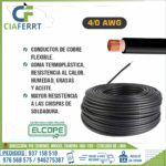 CABLE DE SOLDAR 4/0 AWG