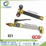 CAÑA DE OXICORTE TIPO AGA X21 - GCE