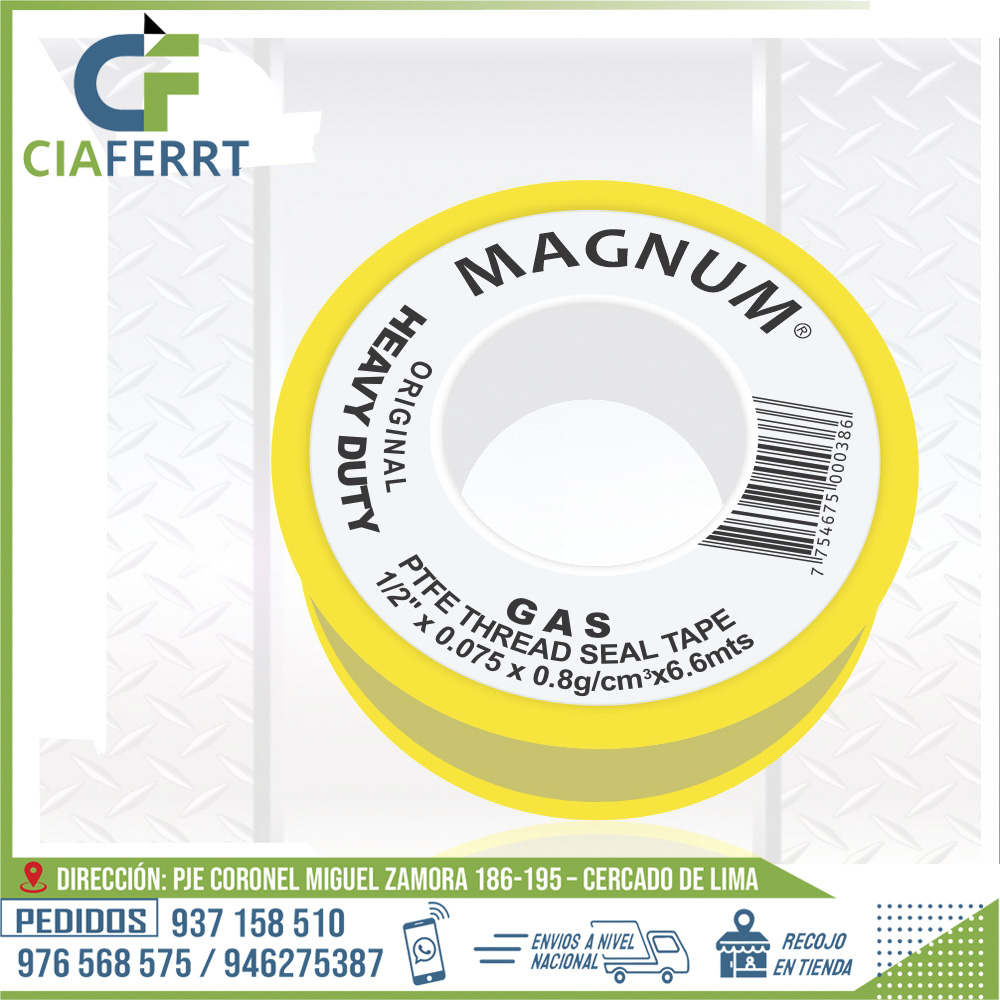 CINTA-TEFLON-AMARILLO-PARA-GAS.jpg CINTA TEFLÓN AMARILLO PARA GAS - Imagen 1