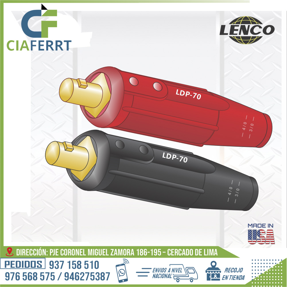 CONECTOR-DE-CABLE-TIPO-DINSE-LDP-70-LENCO.jpg CONECTOR DE CABLE TIPO DINSE LDP-70 - LENCO - Imagen 1