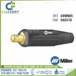 CONECTOR PARA MAQUINA DE SOLDAR MACHO - MILLER