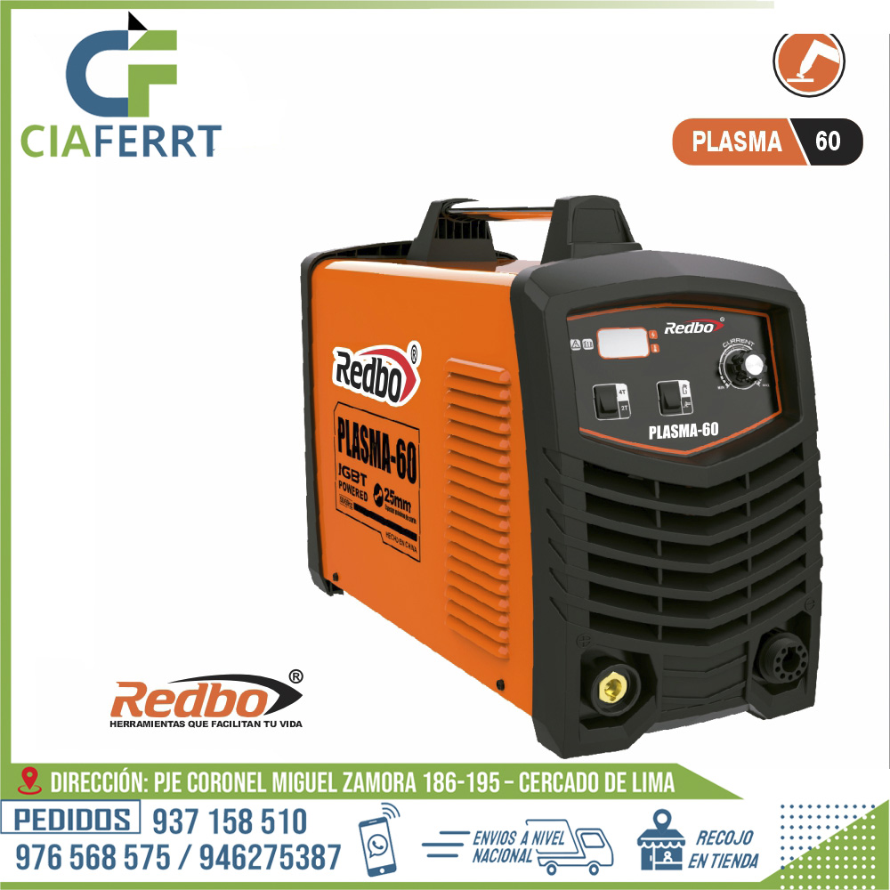 CORTADORA-DE-PLASMA-INVERTER-60-220V.jpg CORTADORA DE PLASMA INVERTER 60 (220V)- REDBO® - Imagen 1