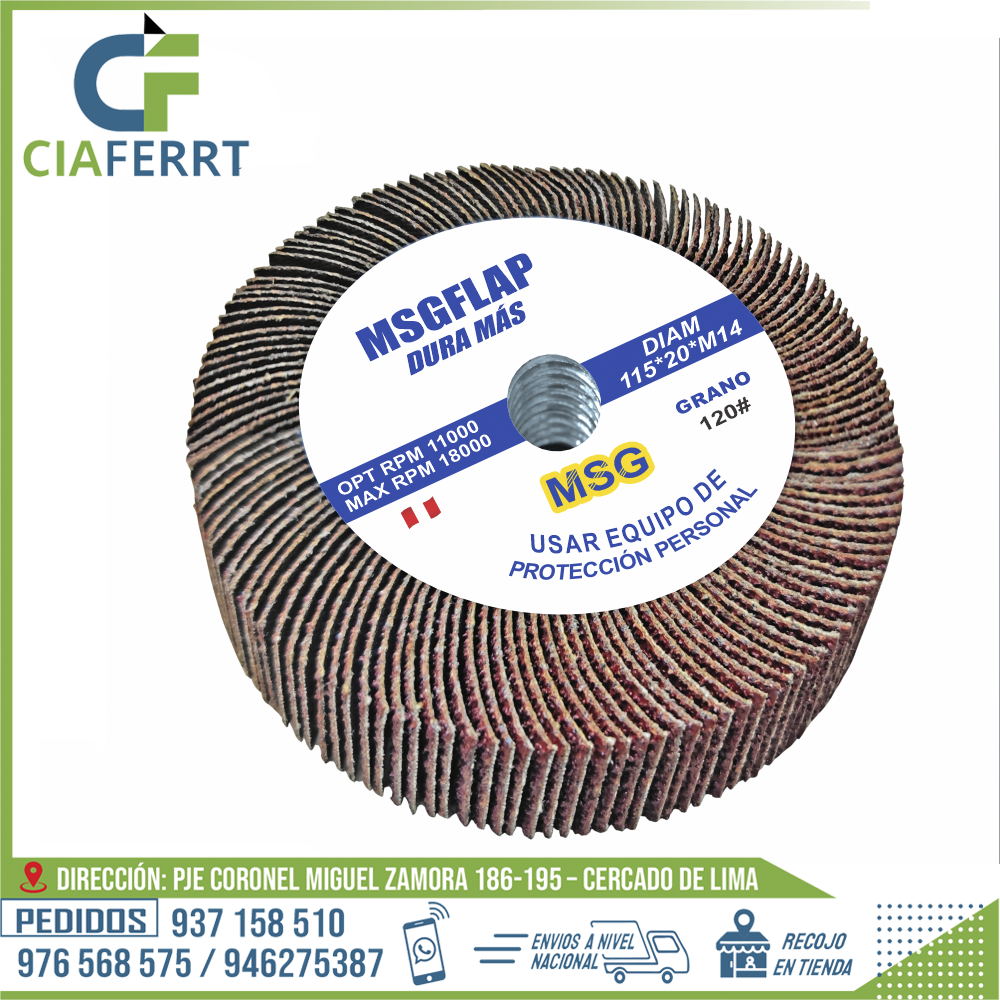 DISCO-FLAP-PARA-PULIR-DE-41-2-GRANO-No120.png MOTA FLAP PARA PULIR DE 41/2 GRANO #120 - Imagen 1