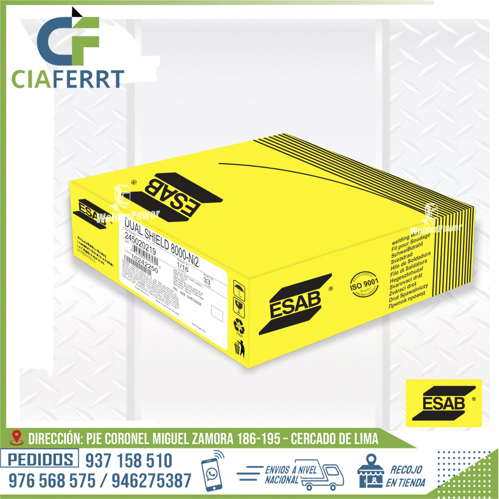 DUAL-SHIELD-8000-Ni2-ESAB.jpg DUAL SHIELD 8000-Ni2 - ESAB - Imagen 1