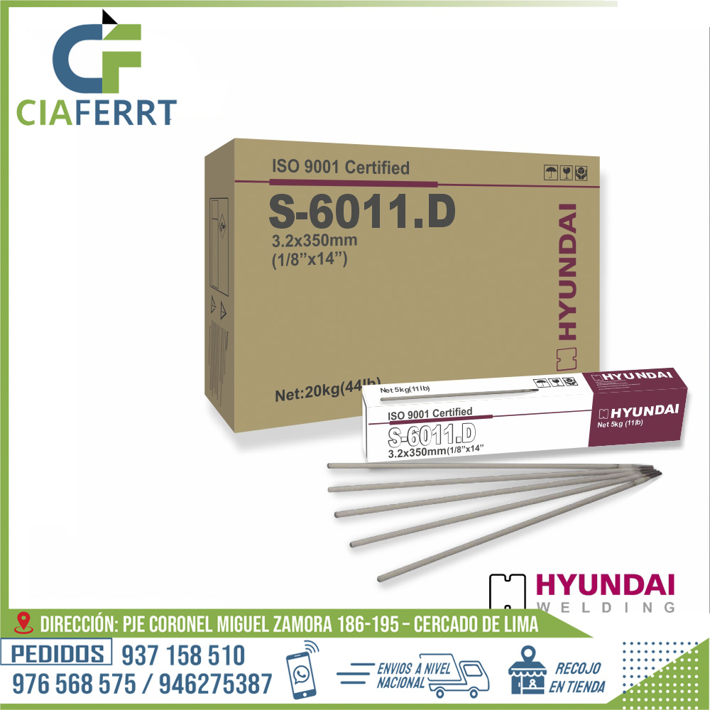 ELECTRODO-AL-CARBONO-S-6011-D.jpg ELECTRODO ACERO AL CARBONO S-6011-D - HYUNDAI - Imagen 1
