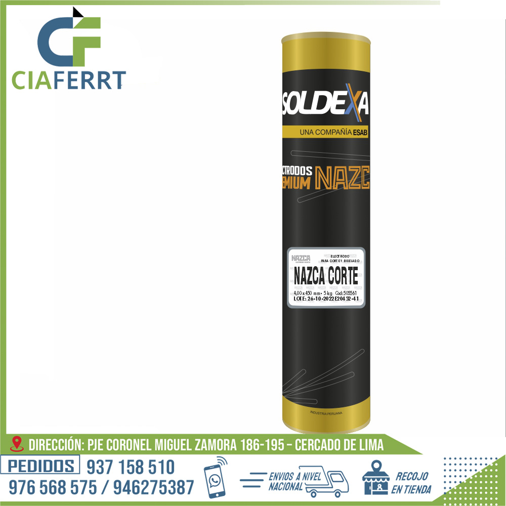 ELECTRODO-NAZCA-CORTE.jpg ELECTRODO NAZCA CORTE - Imagen 1
