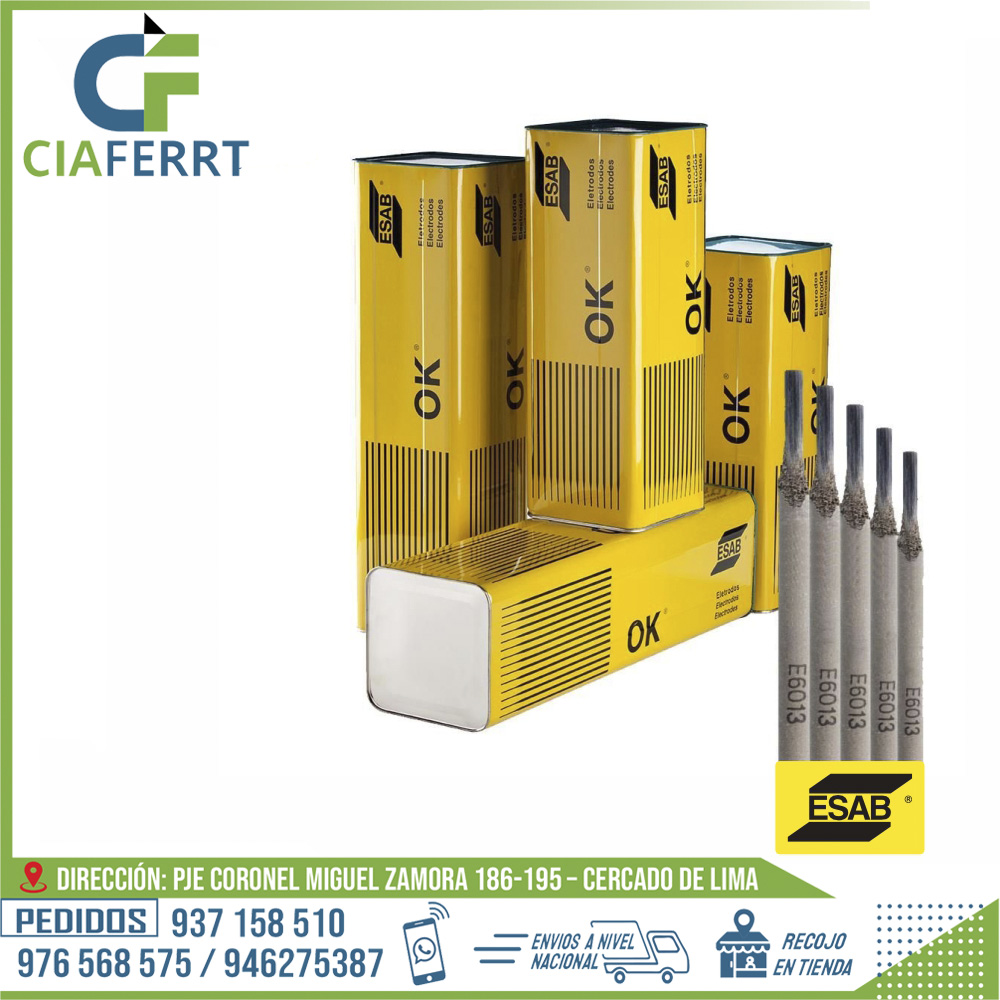 ELECTRODO-OK-22.45P-6010-ESAB.jpg ELECTRODO OK 22.45P - 6010 ESAB - Imagen 1