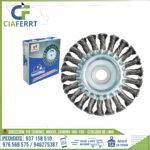 ESCOBILLA CIRCULAR TRENZADO PARA ACERO AL CARBONO