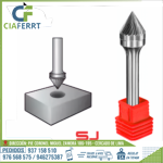 FRESA ROTATIVA FORMA CÓNICA DE 60°