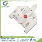 GALGA, CALIBRADOR DE SOLDADURA DE ACERO INOXIDABLE DE 0-20 MM