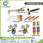 KIT ACCESORIOS OXICORTE AGA X21