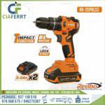 LLAVE DE IMPACTO INALÁMBRICO 1/2" - RB-20PBLSS - REDBO®