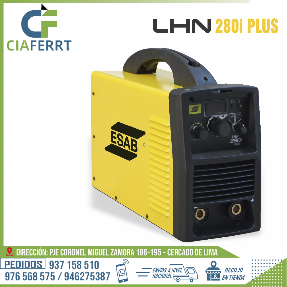 MAQUINA-DE-SOLDAR-LHN-280i-PLUS-ESAB-1.jpg MAQUINA DE SOLDAR LHN 280i PLUS - ESAB - Imagen 1