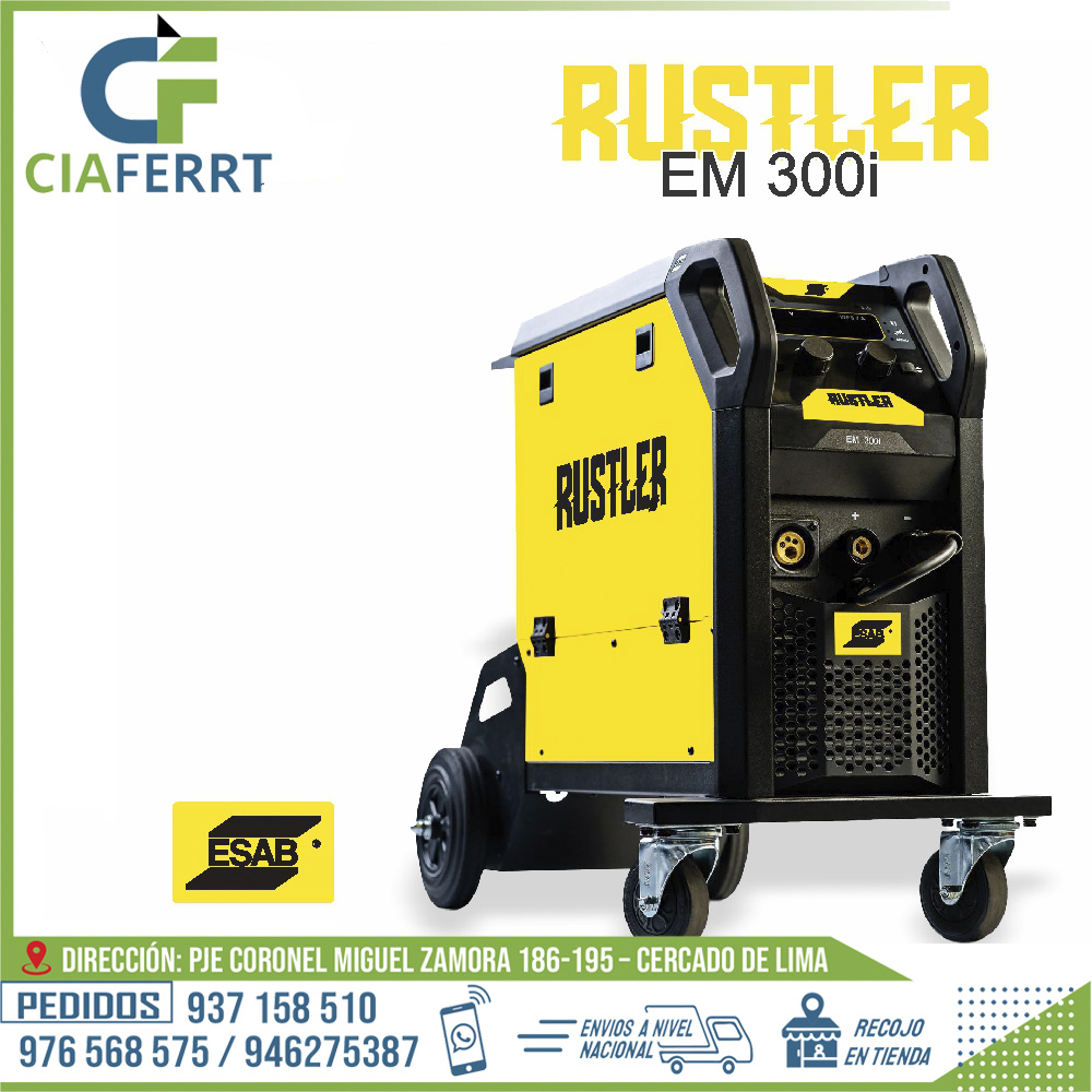 MAQUINA-DE-SOLDAR-RUSTLER-EM-300i-ESAB-1.jpg MAQUINA DE SOLDAR RUSTLER EM 300i - ESAB - Imagen 1
