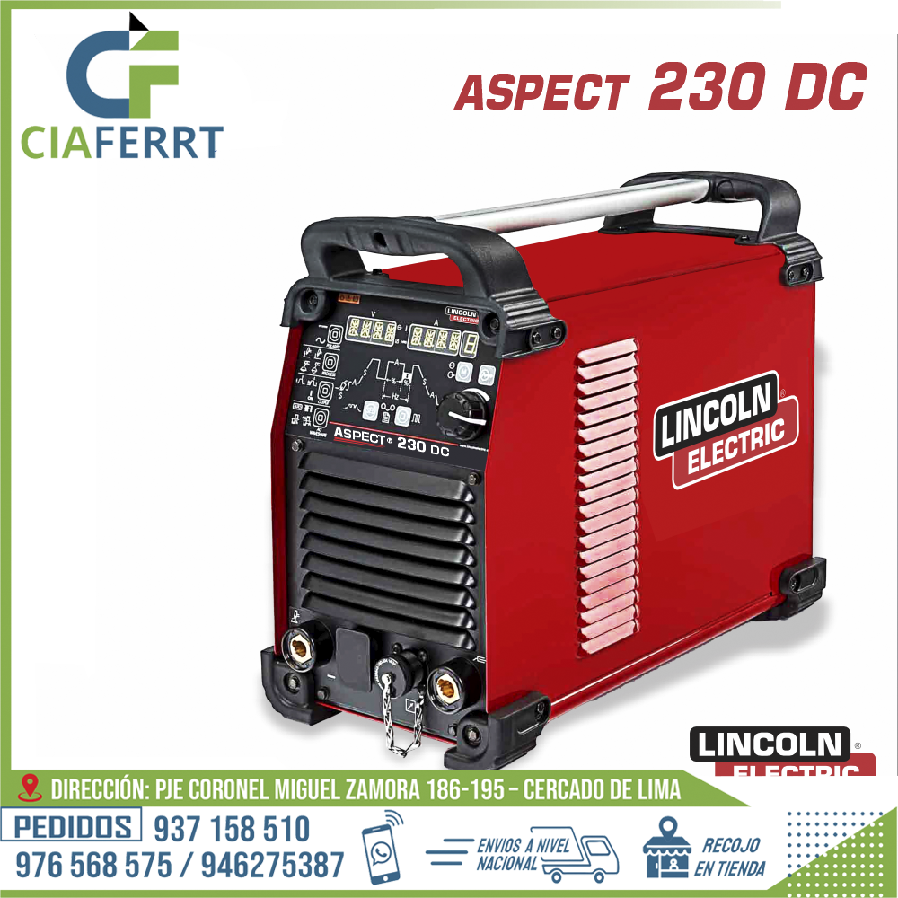 MAQUINA-DE-SOLDAR-TIG-ASPECT-230DC-LINCOLN.png MAQUINA DE SOLDAR -TIG - ASPECT 230DC - LINCOLN - Imagen 1