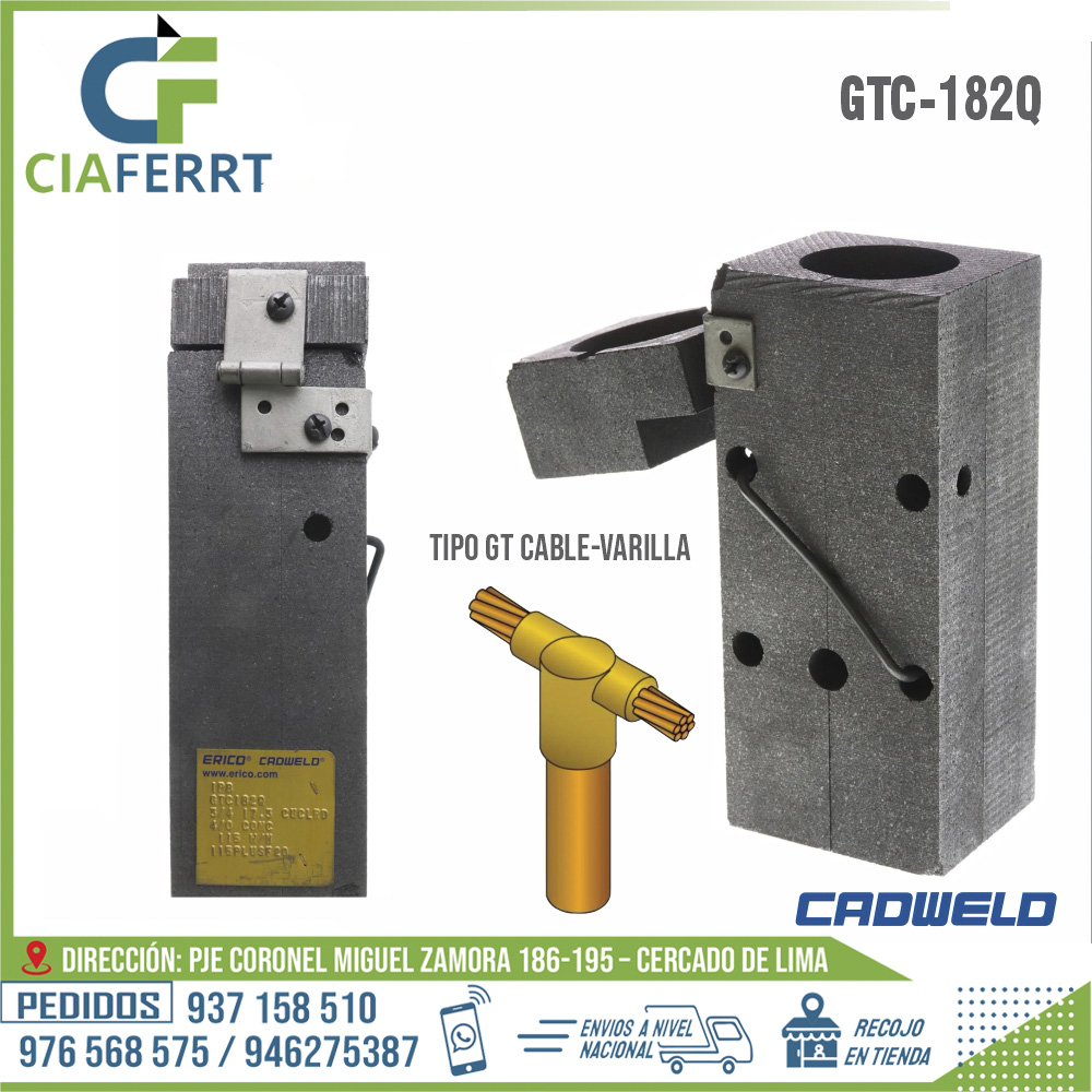 MOLDE-TIPO-GTC-182Q-CABLE-VARILLA-3-4-AWG-4-0-AWG-CADWELD.jpg MOLDE TIPO "GTC-182Q'' CABLE-VARILLA 3/4'' AWG - 4/0 AWG CADWELD - Imagen 1