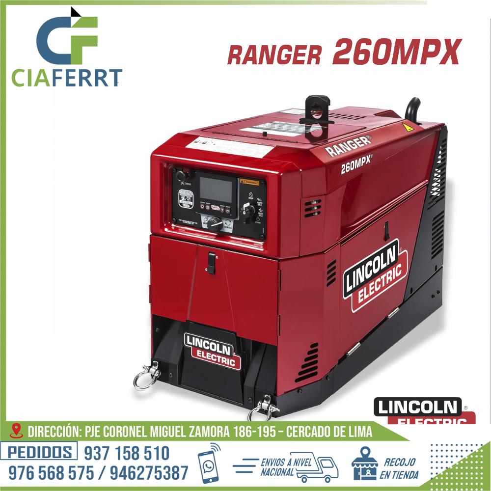 MOTOSOLDADORA-RANGER-260MPX-LINCOLN.png MOTOSOLDADORA RANGER 260MPX - LINCOLN - Imagen 1