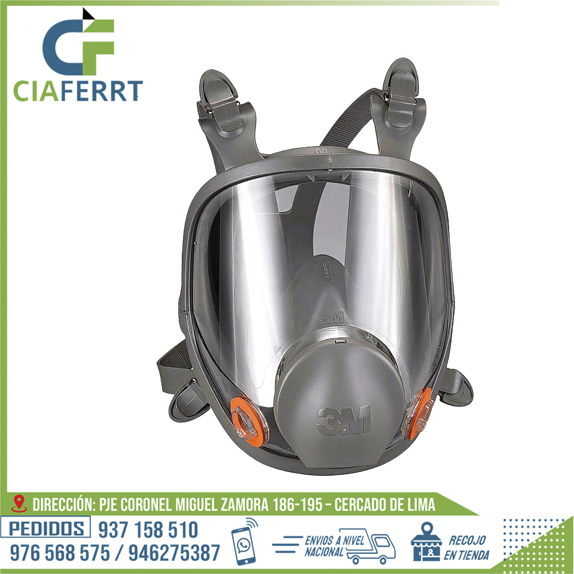 RESPIRADOR-FULL-FACE-3M™-6800.jpg RESPIRADOR FULL FACE 3M™ 6800 - Imagen 1