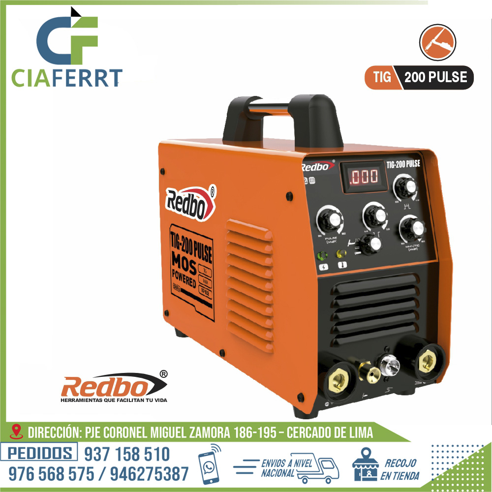 SOLDADORA-TIG-200-PULSE-220V.jpg SOLDADORA TIG 200 PULSE (220V) - REDBO® - Imagen 1