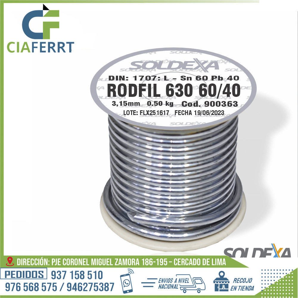 SOLDADURA-DE-ESTANO-RODFIL-630-60-40-SOLDEXA.jpg SOLDADURA DE ESTAÑO RODFIL 630 60-40 - SOLDEXA - Imagen 1