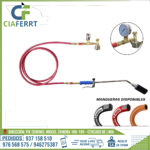 SOPLETE DE CALENTAMIENTO PARA BALON DE 10KG CON MANOMETRO Y VALVULA ANTIRETORNO WPK070 PLUS