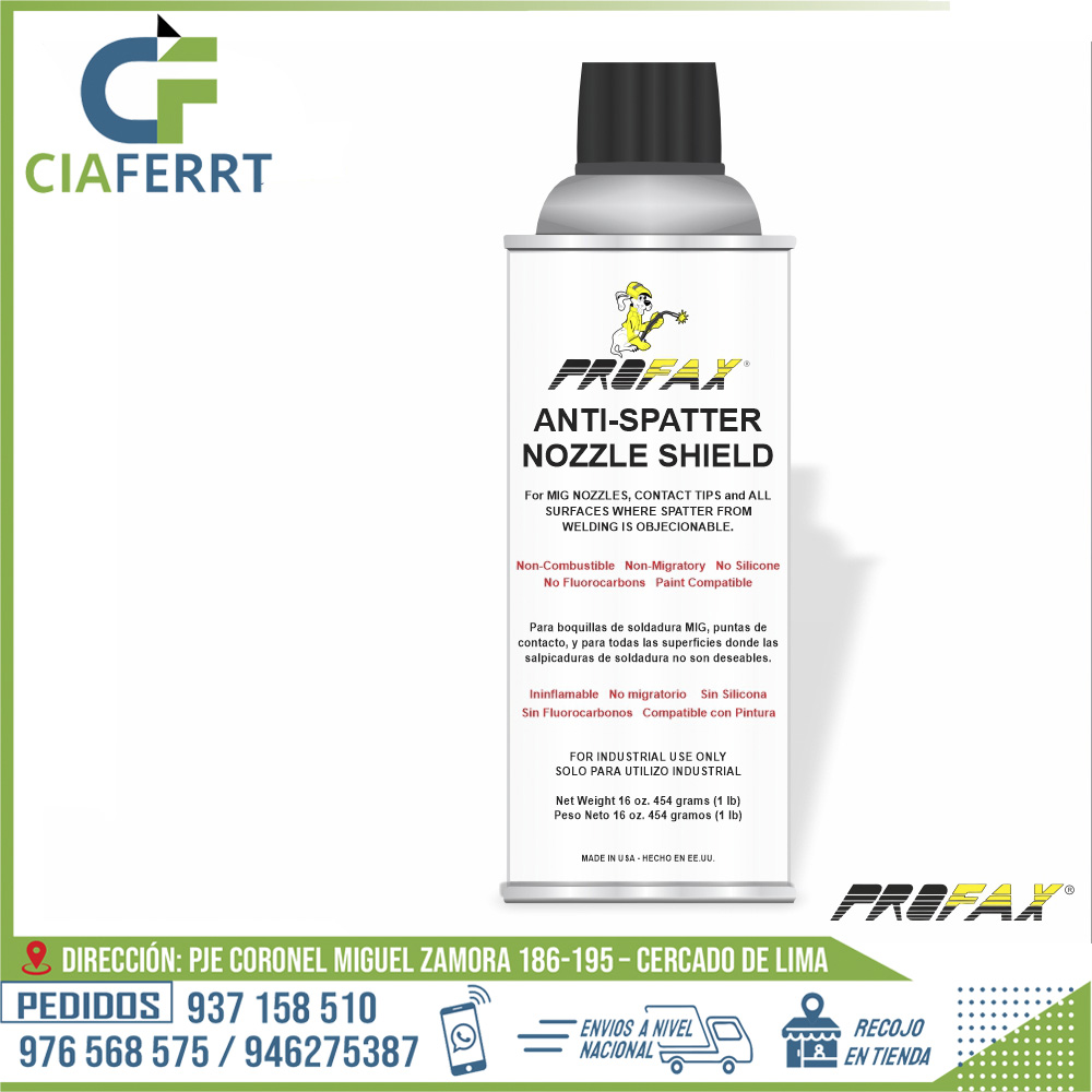 SPRAY-ANTISALPICADURAS-SOLDADURA-PROFAX.jpg SPRAY ANTISALPICADURAS SOLDADURA - PROFAX - Imagen 1