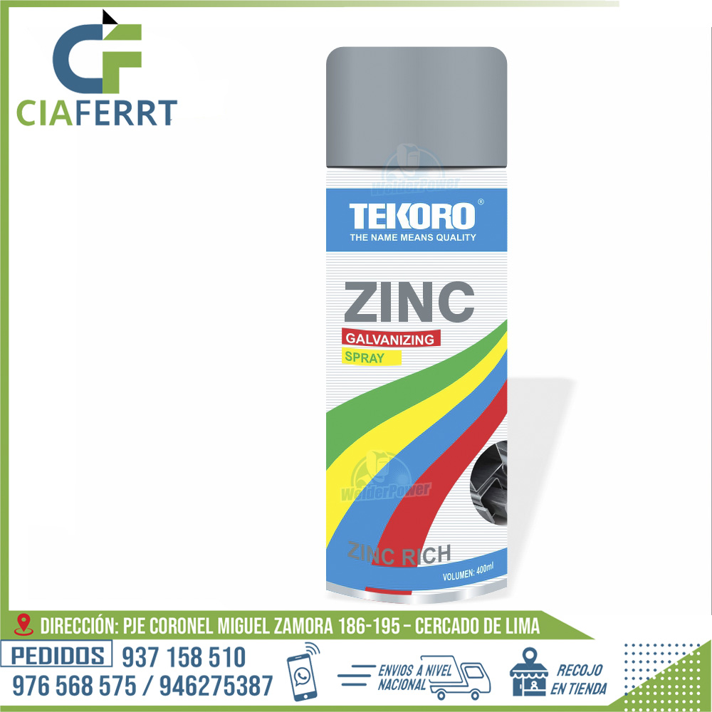 SPRAY-GALVANIZANTE-EN-FRIO-TEKORO.jpg SPRAY GALVANIZANTE EN FRIO - TEKORO - Imagen 1
