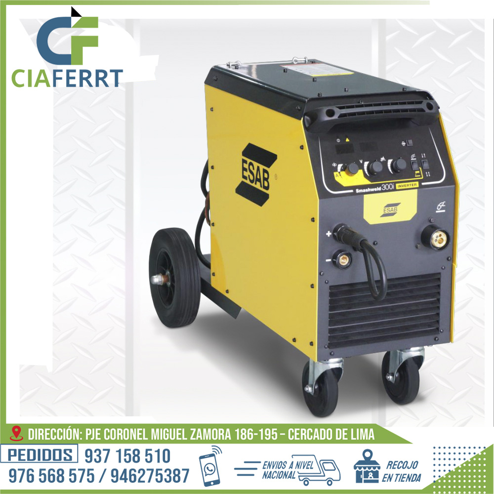 Smashweld-300i-Inverter-ESAB.jpg Smashweld 300i Inverter - ESAB - Imagen 1