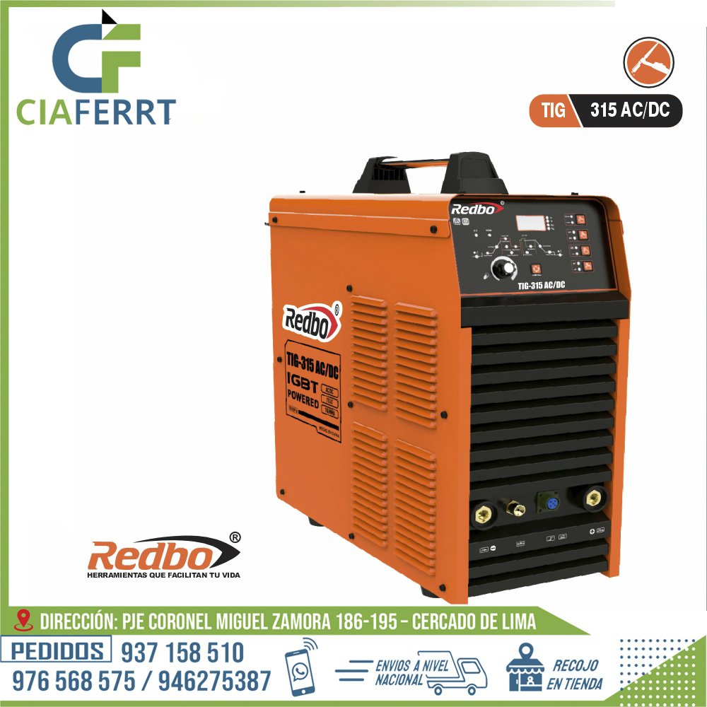 TIG-315-AC-DC-INDUSTRIAL-ALUMINIO.jpg TIG 315 AC-DC INDUSTRIAL (ALUMINIO) - REDBO® - Imagen 1