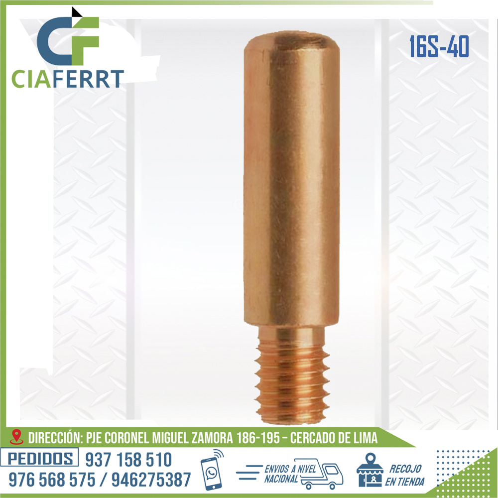 TIP-DE-CONTACTO-16S-40-WELDER-POWER.jpg TIP DE CONTACTO 16S-40 - WELDER POWER - Imagen 1