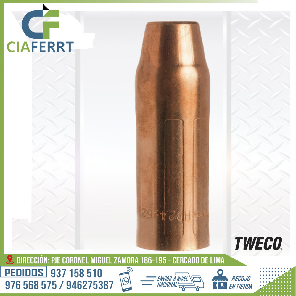 TOBERA-MIG-HD24-62-TWECO-ESAB.jpg TOBERA MIG HD24-62 - TWECO ESAB - Imagen 1
