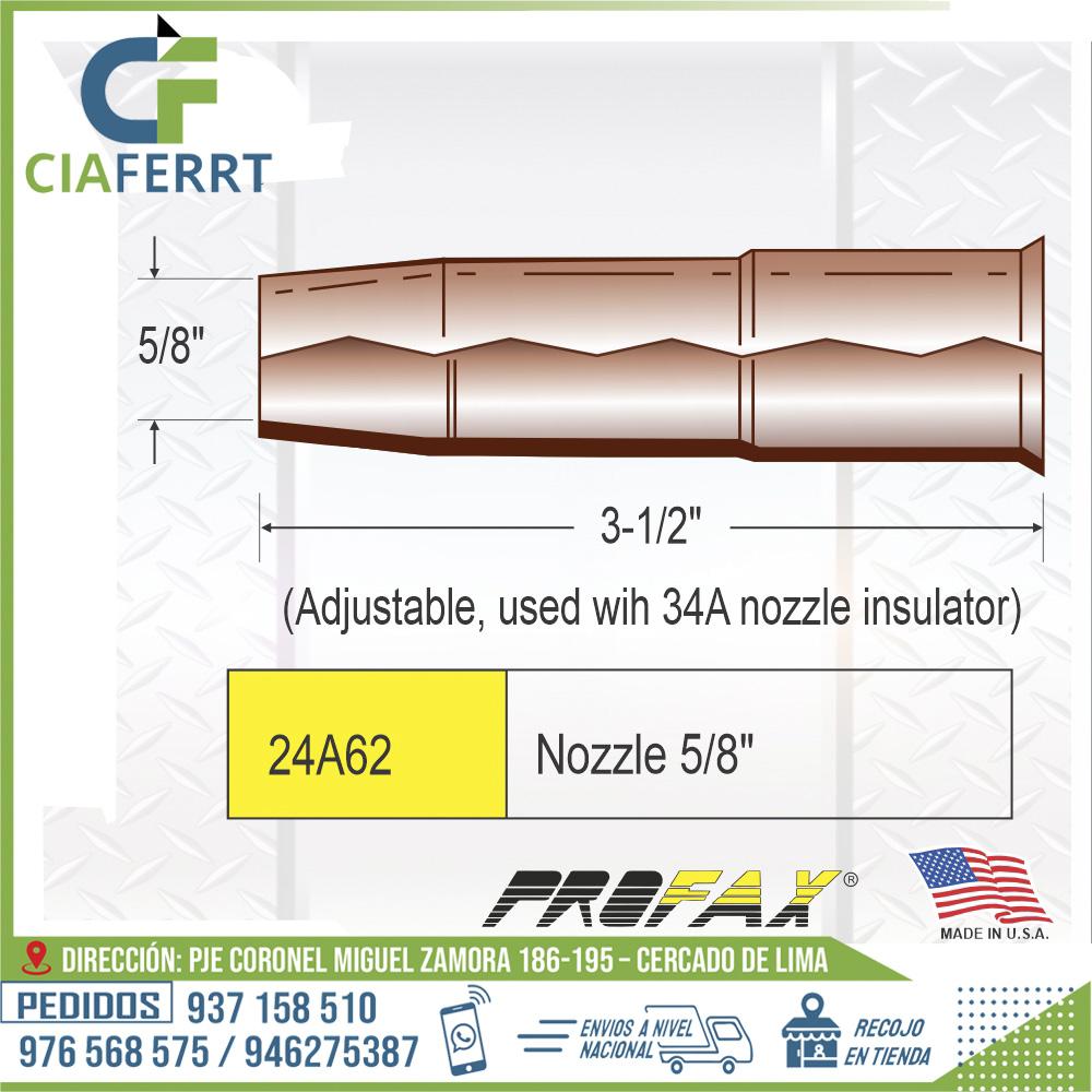 TOBERA-MIG-PROFAX-PFX-24A62.jpg TOBERA MIG PROFAX PFX-24A62 - Imagen 1