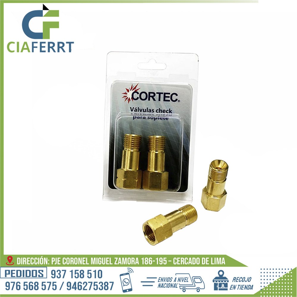 VALVULAS-CHECK-CORTEC®-.jpg VÁLVULAS CHECK CORTEC® - Imagen 1