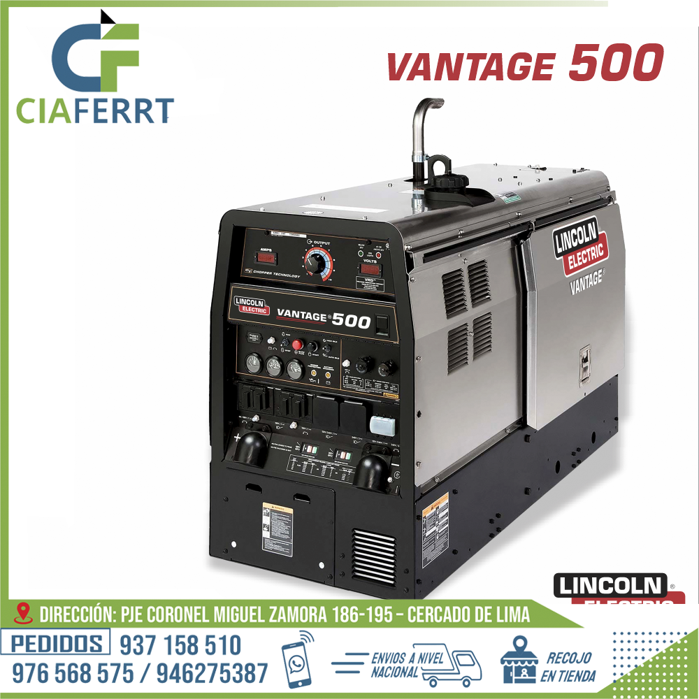 VANTAGE.png MOTOSOLDADORA VANTAGE 500 PERKINS - LINCOLN - Imagen 1