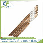 VARILLA DE COBRE ELECTROLÍTICO 3/4" x 2.4 MTS